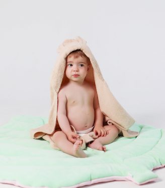 Махровий рушник Бежевий(вушка)