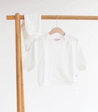 Костюм вафельний для хлопчика “Молочний”