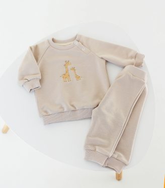 Костюм бежевий «Жирафи»