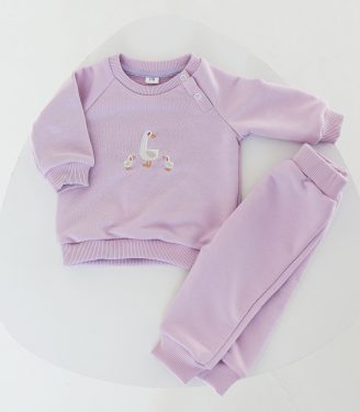 Костюм бузковий «Гуси»