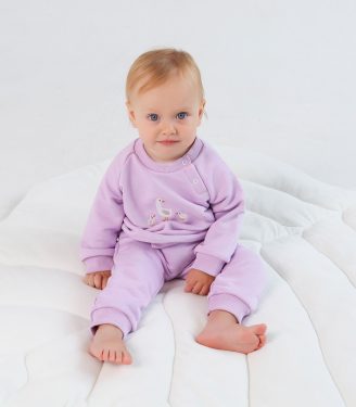 Костюм бузковий «Гуси»