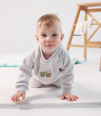 Костюм світло сірий  «Трактор»