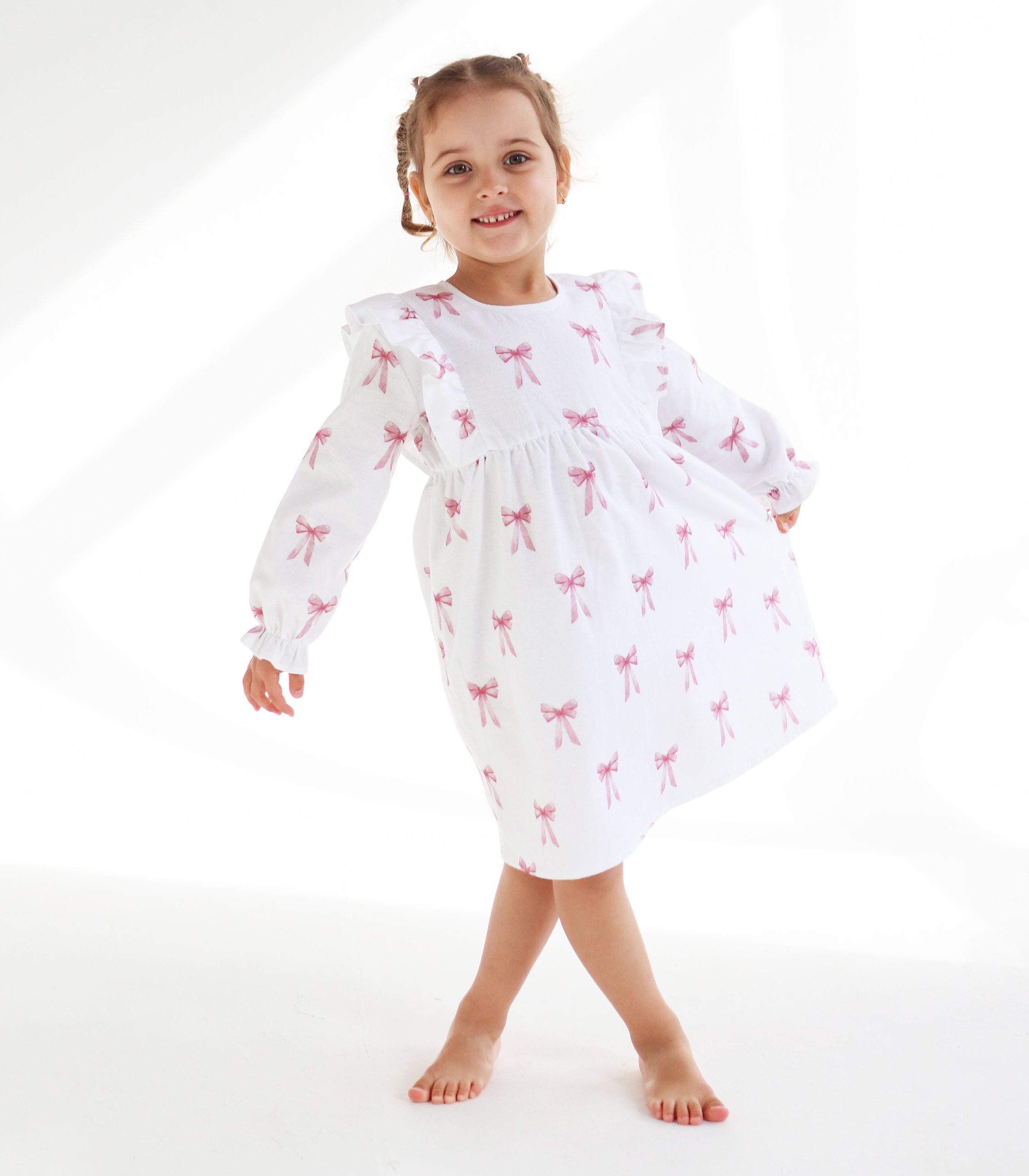Сукня фланелева “Бантики”