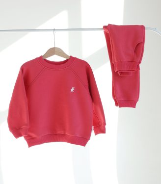 Костюм утеплений оверсайз “Малина”