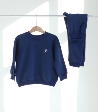 Костюм утеплений оверсайз “Темно синій”