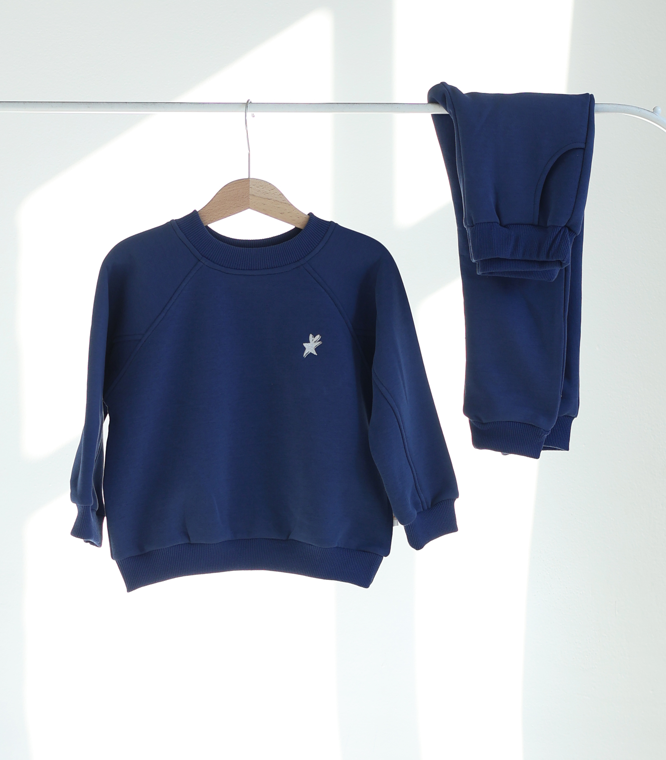 Костюм утеплений оверсайз “Темно синій”