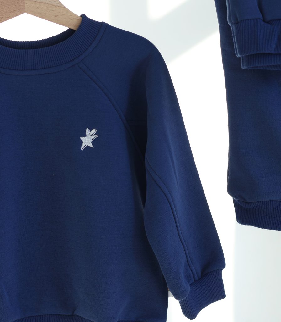 Костюм утеплений оверсайз “Темно синій”