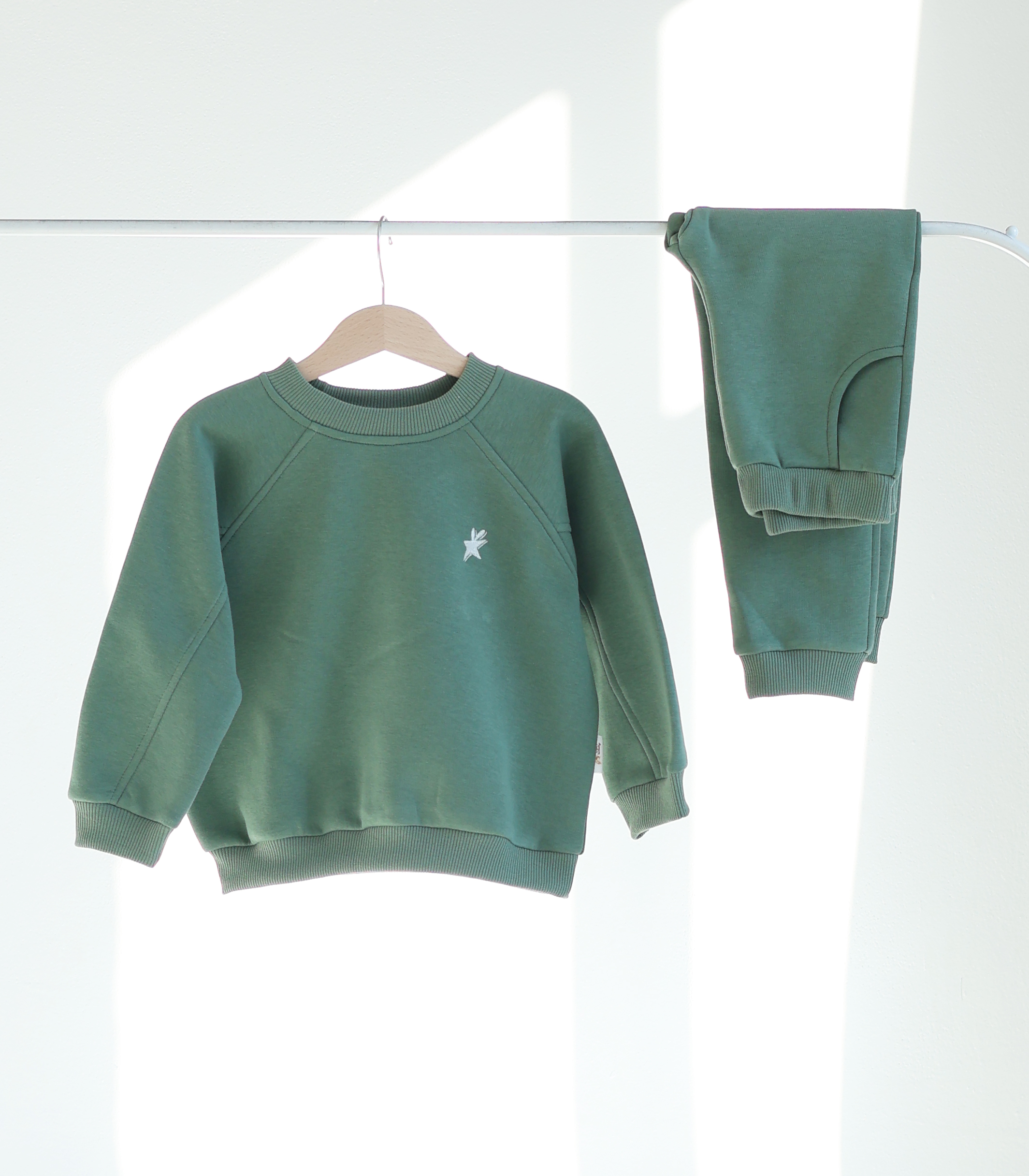 Костюм утеплений оверсайз “Фісташка”