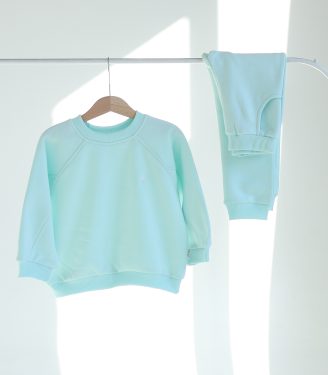 Костюм утеплений оверсайз “Світла м’ята”