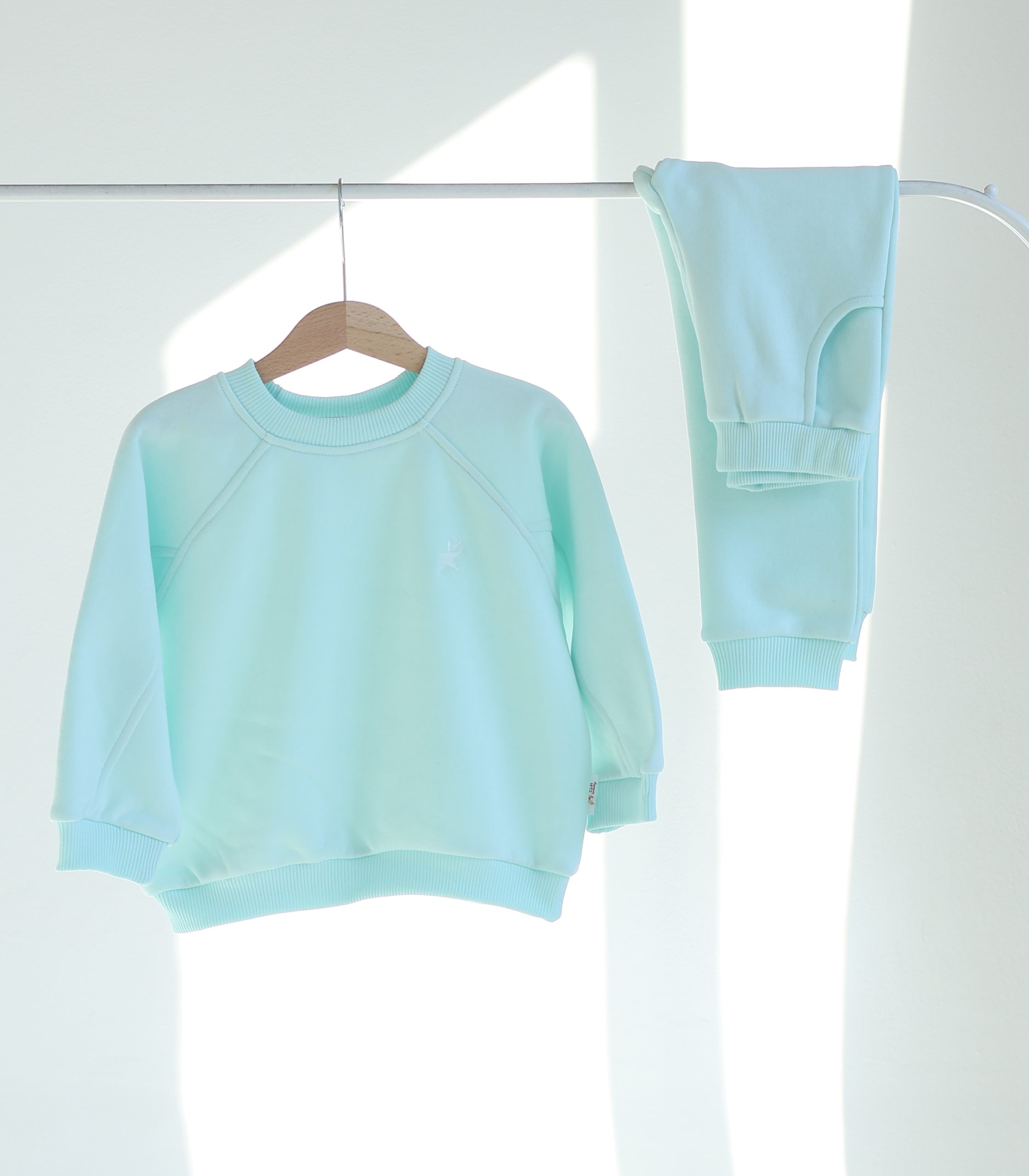 Костюм утеплений оверсайз “Світла м’ята”