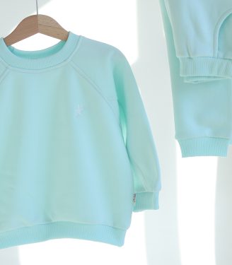 Костюм утеплений оверсайз “Світла м’ята”